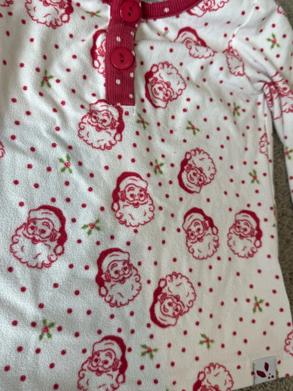 SweetHoney Unisex 18 Month Nick Santa Christmas Lounge Set Red White Holiday